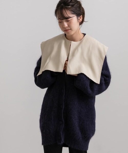 LAATO（ラート）の「MOFUMOFU CARDIGAN（カーディガン/ボレロ・レディース・グレー/ネイビー・FREE）」の18枚目の写真