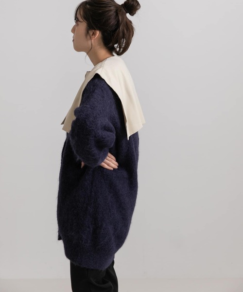 LAATO（ラート）の「MOFUMOFU CARDIGAN（カーディガン/ボレロ・レディース・グレー/ネイビー・FREE）」の19枚目の写真