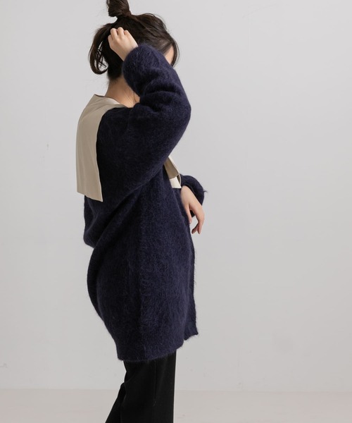 LAATO（ラート）の「MOFUMOFU CARDIGAN（カーディガン/ボレロ・レディース・グレー/ネイビー・FREE）」の20枚目の写真