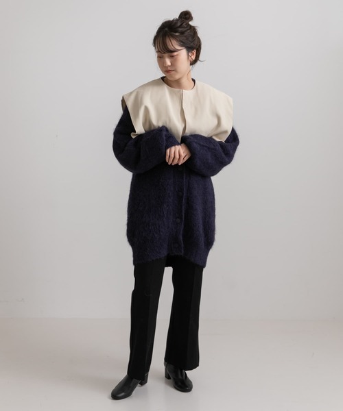 LAATO（ラート）の「MOFUMOFU CARDIGAN（カーディガン/ボレロ・レディース・グレー/ネイビー・FREE）」の21枚目の写真