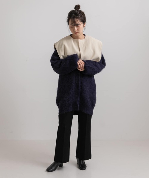 LAATO（ラート）の「MOFUMOFU CARDIGAN（カーディガン/ボレロ・レディース・グレー/ネイビー・FREE）」の22枚目の写真