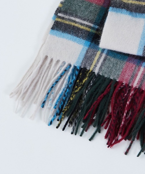 FRAPBOIS（フラボア）の「ウールマフラー（ストール/ショール・レディース・レッド系その他/ブラック系その他/グリーン系その他/ブラウン系その他・FREE）」の5枚目の写真