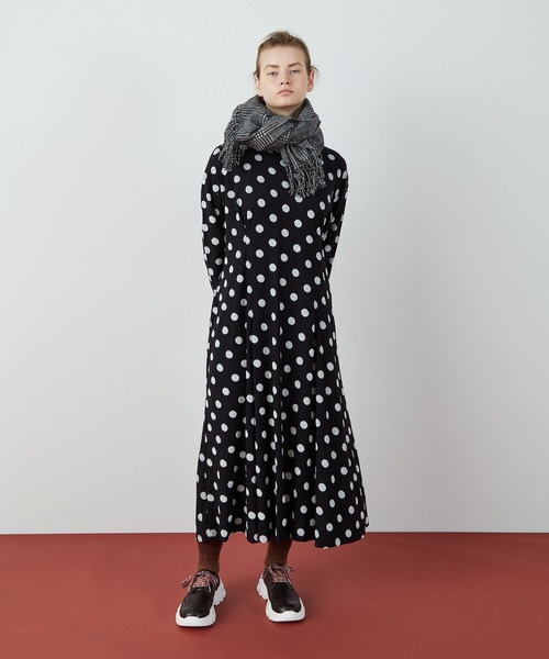 FRAPBOIS（フラボア）の「ウールマフラー（ストール/ショール・レディース・レッド系その他/ブラック系その他/グリーン系その他/ブラウン系その他・FREE）」の17枚目の写真