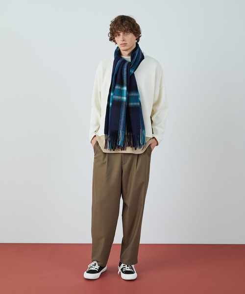 FRAPBOIS（フラボア）の「ウールマフラー（ストール/ショール・レディース・レッド系その他/ブラック系その他/グリーン系その他/ブラウン系その他・FREE）」の19枚目の写真