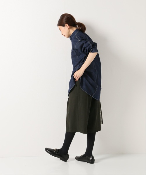 IENA（イエナ）の「ライトオンスデニムシャツ◆（シャツ/ブラウス・レディース・ネイビー/ブルー系その他・38/36）」の9枚目の写真