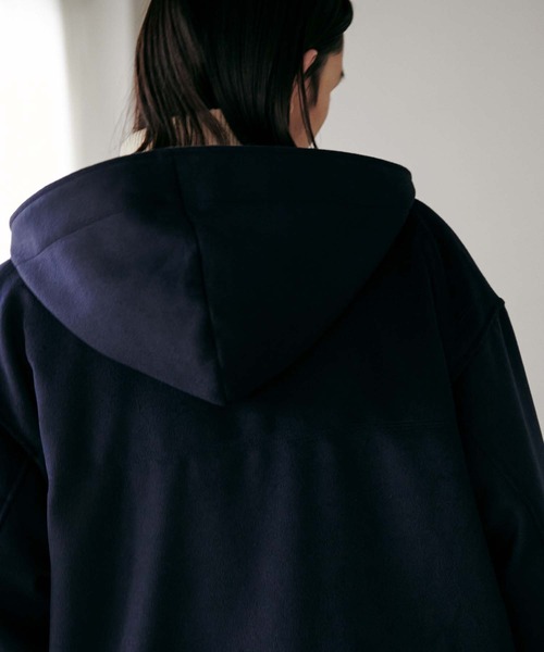 nowm(ノウム)の「【nowm】MELTON LONG DUFFLE COAT / ダッフルコート(ダッフルコート・メンズ・アイボリー/ネイビー・F)」の7枚目の写真
