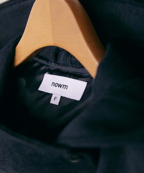 nowm(ノウム)の「【nowm】MELTON LONG DUFFLE COAT / ダッフルコート(ダッフルコート・メンズ・アイボリー/ネイビー・F)」の14枚目の写真