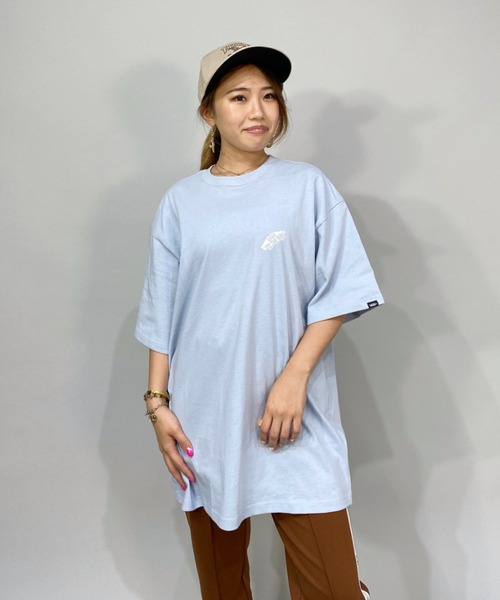 VANS（バンズ）の「【ムラサキスポーツ別注】VANS/バンズ  ビッグシルエット/オーバーサイズ/ バックプリント スケートロゴTシャツ  122H3010123（Tシャツ/カットソー・レディース・ブラック/ブルー/ホワイト・S/M）」の8枚目の写真