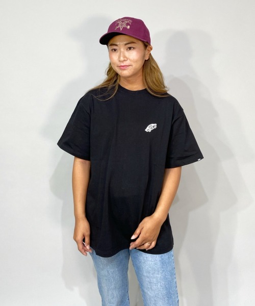 VANS（バンズ）の「【ムラサキスポーツ別注】VANS/バンズ  ビッグシルエット/オーバーサイズ/ バックプリント スケートロゴTシャツ  122H3010123（Tシャツ/カットソー・レディース・ブラック/ブルー/ホワイト・S/M）」の4枚目の写真