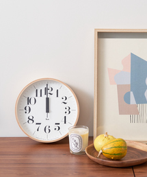 collex | 【LEMNOS/レムノス】RIKI CLOCK RC 電波時計 25.4cm(掛け時計)