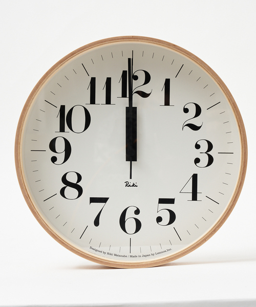 collex（コレックス）の「【LEMNOS/レムノス】RIKI CLOCK RC 電波時計 25.4cm（掛け時計・レディース・その他・フリー）」の5枚目の写真
