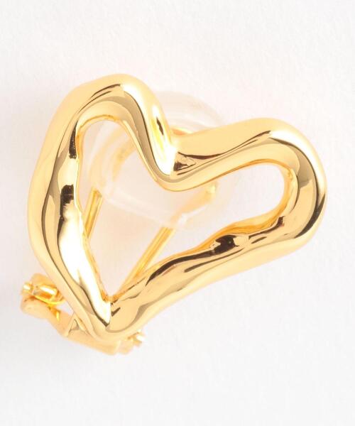 by Preek（バイプリーク）の「＜by Preek(バイプリーク)＞ハート イヤークリップ/イヤリング（イヤリング・レディース・ゴールド・FREE）」の5枚目の写真