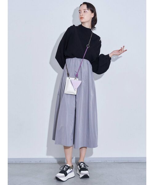 ELENDEEK（エレンディーク）の「マルチ3ボックスバッグ（ショルダーバッグ・レディース・イエロー/グリーン/ラベンダー/ブラック/モカ・FREE）」の12枚目の写真