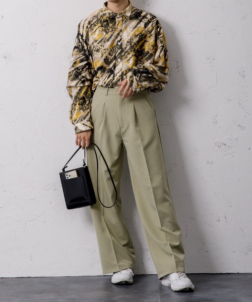 Adoon plain（アドーンプレーン）の「【Adoon plain】スクエアショルダーバッグ（ショルダーバッグ・メンズ・ホワイト/ブラック・FREE）」の7枚目の写真