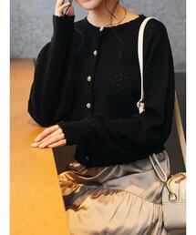 Areeam | 透かし編みカーディガン(カーディガン/ボレロ)