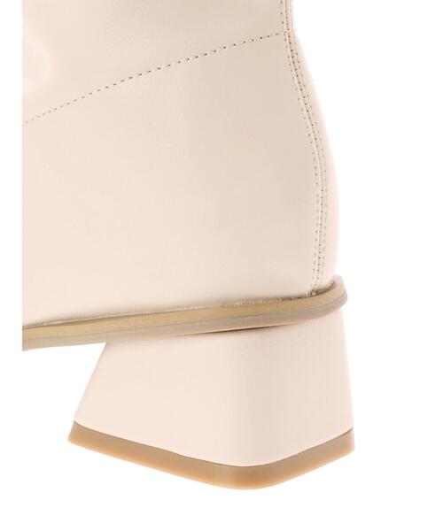 AMERICAN HOLIC（アメリカンホリック）の「チャンキーヒールストレッチショートブーツ（ブーツ・レディース・ブラック/アイボリー/キャメル・S/M/L）」の16枚目の写真