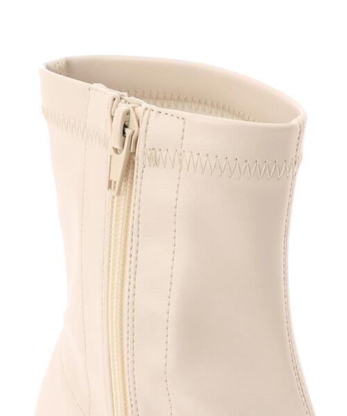 AMERICAN HOLIC（アメリカンホリック）の「チャンキーヒールストレッチショートブーツ（ブーツ・レディース・ブラック/アイボリー/キャメル・S/M/L）」の17枚目の写真