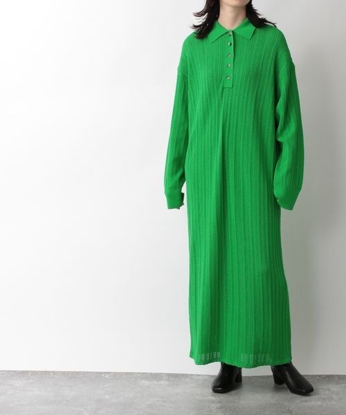 ワンピース を購入できます Lowrys Yuw ユウ のワンピース スカシガラニットポロワンピース スカシガラニットポロ ワンピース ワンピース Yuw ユウ のファッション 挑戦勝利の