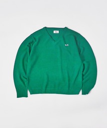 【PENNEY'S / ペニーズ】THE FOX COLOR CARDIGAN ワッペン Ｖネックカーディガン