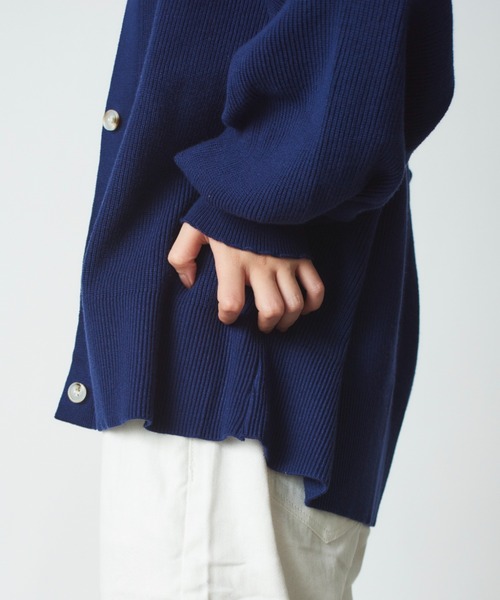 MAISON BREEZE（メゾンブリーズ）の「【MAISON BREEZE】春めくワイドスリーブニットカーディガン SCCH54（カーディガン/ボレロ・レディース・ネイビー/アイボリー・FREE）」の18枚目の写真