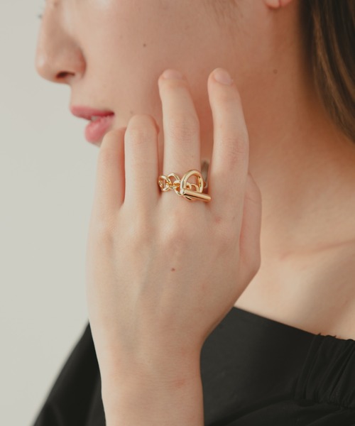 COLOR TOKYO ACCESSORIES(カラートウキョウアクセサリー)の「マンテルチェーンリング(リング・レディース・Silver/GOLD・FREE)」の8枚目の写真