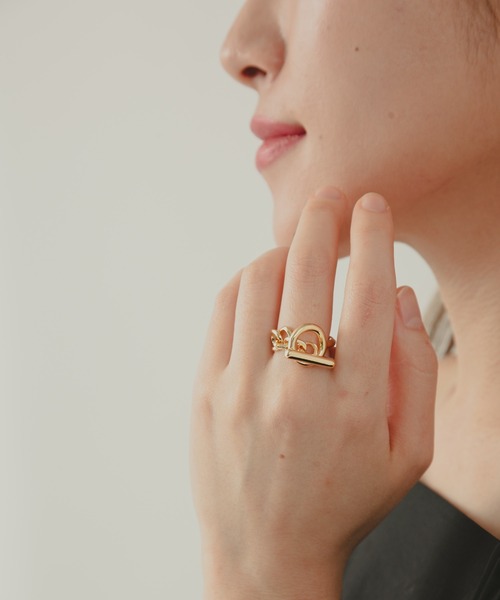 COLOR TOKYO ACCESSORIES(カラートウキョウアクセサリー)の「マンテルチェーンリング(リング・レディース・Silver/GOLD・FREE)」の9枚目の写真