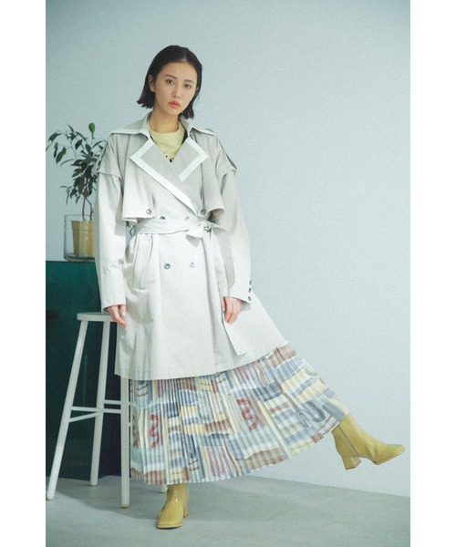 CREOLME（クレオルム）の「(CREOLME)2WAYトレンチコート（トレンチ