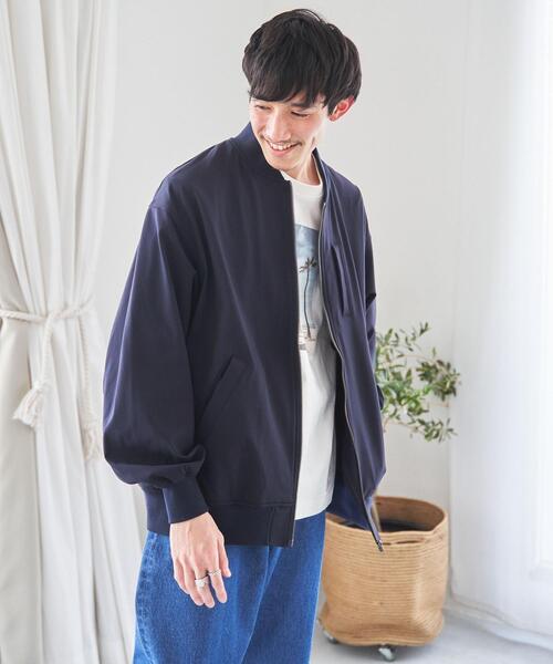coen（コーエン）の「極楽FITノーカラーブルゾン（ブルゾン）」 - WEAR