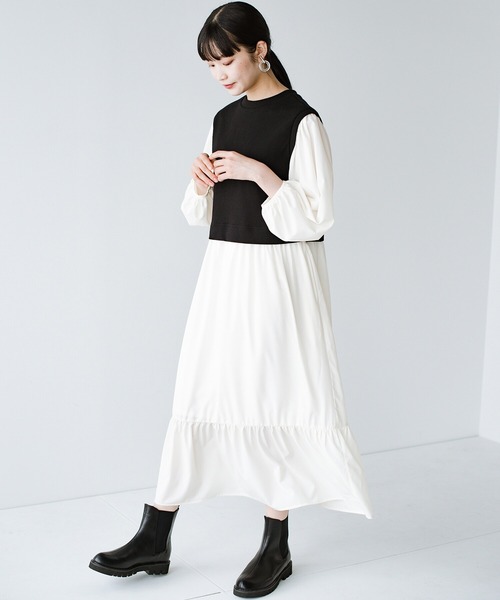 セール ブランド古着 長袖ワンピース ワンピース Haco ハコ のファッション通販 Zozoused