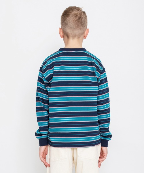 NAUTICA(ノーティカ)の「【NAUTICA/ノーティカ】マルチカラーボーダー長袖Tシャツ(Tシャツ/カットソー・キッズ・アイボリー/レッド/グリーン/ブラック・150/120/130/140)」の20枚目の写真