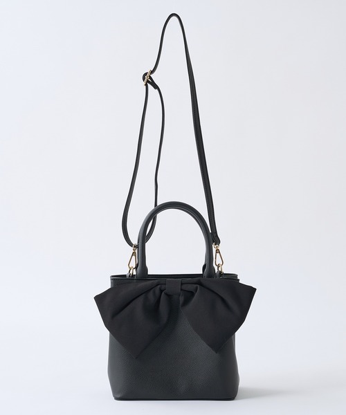 one after another NICE CLAUP(ワンアフターアナザーナイスクラップ)の「ビッグリボンミニトートバッグ(トートバッグ・レディース・アイボリー/ブラック/ナチュラル・ONE SIZE)」の21枚目の写真