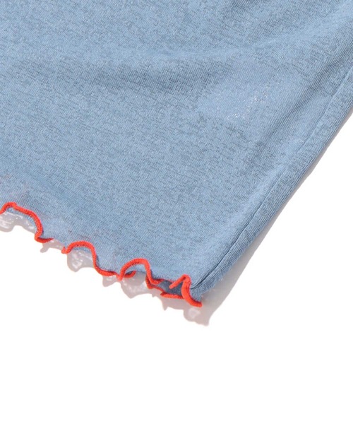 UGG（アグ）の「UGG@mos シースルーメロウロンT / アグ　シースルーメロウ　ロンティー（Tシャツ/カットソー・レディース・ホワイト/ブラック/サックスブルー・L/M）」の9枚目の写真