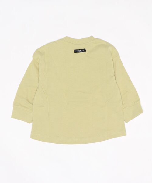 petit main（プティマイン）の「【GOODPRICE】恐竜プリント長袖Tシャツ（Tシャツ/カットソー・キッズ・ライトグリーン/オレンジ/アイボリー・130cm/120cm/100cm/90cm/110cm/80ｃｍ）」の4枚目の写真