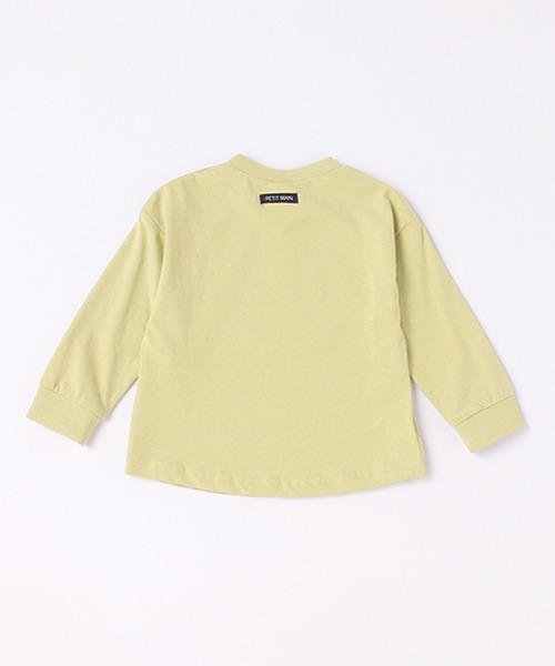 petit main（プティマイン）の「【GOODPRICE】恐竜プリント長袖Tシャツ（Tシャツ/カットソー・キッズ・ライトグリーン/オレンジ/アイボリー・130cm/120cm/100cm/90cm/110cm/80ｃｍ）」の11枚目の写真