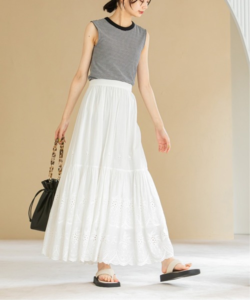 【美品】Spick and Span レーススカート 2024aw レイヤード セール】レーススカート（スカート）｜FRAMeWORK（フレームワーク）の