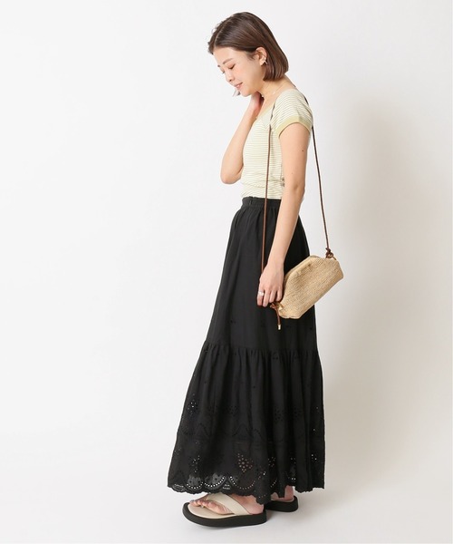 Spick&Span スピックアンドスパン レゾリヴァードスカート セール】≪追加≫カットワークレーススカート5◇（スカート）｜U