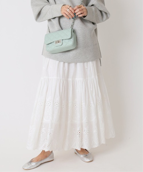 U by SPICK&SPAN レーススカート　新品未使用 U by SPICK&SPAN カットワークレーススカート - メルカリ