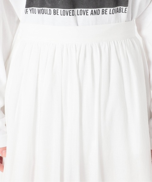 U by SPICK&SPAN（ユーバイスピックアンドスパン）の「≪追加≫カットワークレーススカート5◆（スカート・レディース・ホワイト/ブラック・38/36）」の5枚目の写真