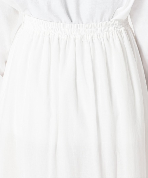 U by SPICK&SPAN（ユーバイスピックアンドスパン）の「≪追加≫カットワークレーススカート5◆（スカート・レディース・ホワイト/ブラック・38/36）」の9枚目の写真