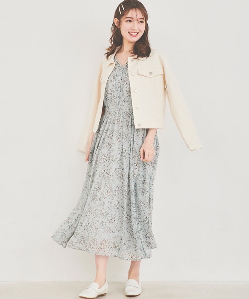 LAISSE PASSE(レッセパッセ)の「カラーデニムGジャン(デニムジャケット・レディース・キナリ・SMALL/MEDIUM)」の5枚目の写真