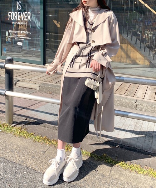 OLIVE des OLIVE（オリーブデオリーブ）の「推しベスト（ベスト・レディース・ベージュ/ミント/アイボリー・FREE）」の6枚目の写真