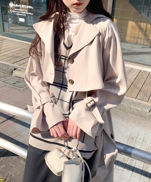 OLIVE des OLIVE（オリーブデオリーブ）の「推しベスト（ベスト・レディース・ベージュ/ミント/アイボリー・FREE）」の7枚目の写真