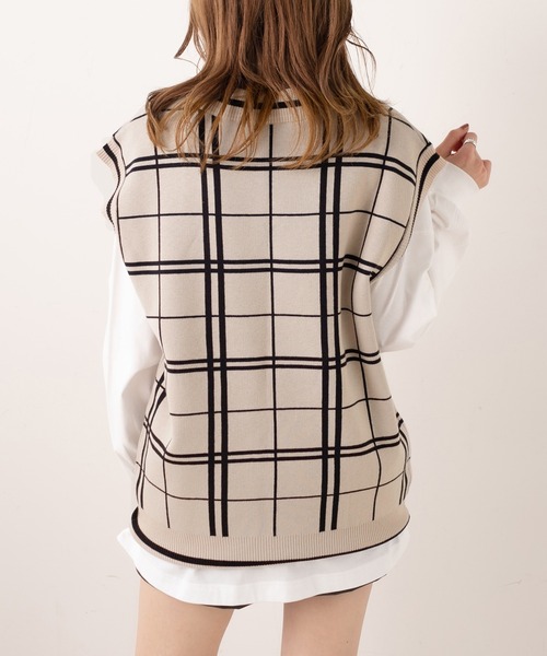 OLIVE des OLIVE（オリーブデオリーブ）の「推しベスト（ベスト・レディース・ベージュ/ミント/アイボリー・FREE）」の11枚目の写真