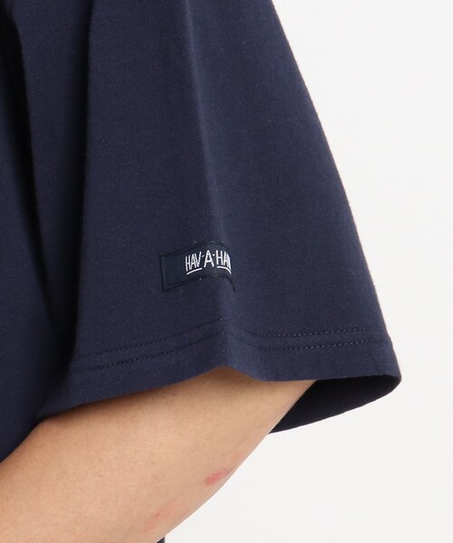 HAV-A-HANK(ハバハンク )の「◆HAV A HANK ハバハンク バンダナポケット 別注コットン半袖Tシャツ(Tシャツ/カットソー・メンズ・ブラック/ネイビー/アイボリー・02/03/04)」の8枚目の写真