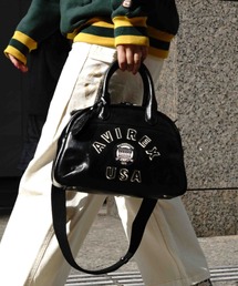 AVIREX | VARSITY LEATHER MINI-BOSTON BAG/ バーシティーレザー ミニボストンバッグ(ボストンバッグ)