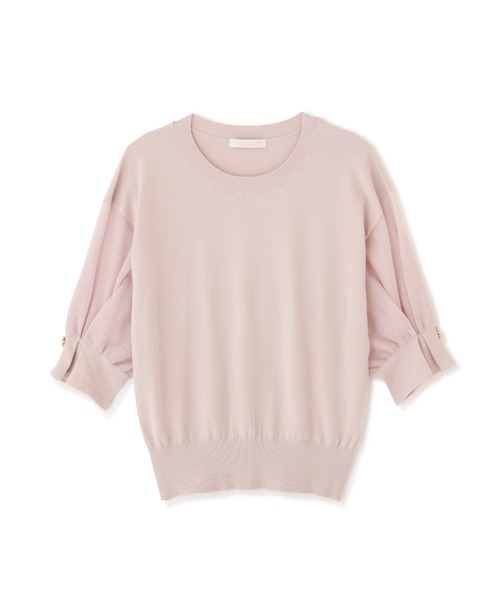 PROPORTION BODY DRESSING（プロポーションボディドレッシング）の「ドロップシアースリーブニット / 1212170308（ニット/セーター・レディース・ベージュ/パープル/ホワイト系その他・FREE）」の15枚目の写真