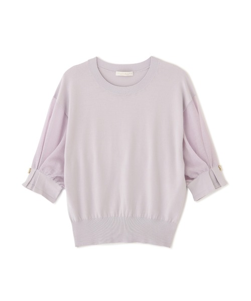 PROPORTION BODY DRESSING（プロポーションボディドレッシング）の「ドロップシアースリーブニット / 1212170308（ニット/セーター・レディース・ベージュ/パープル/ホワイト系その他・FREE）」の12枚目の写真