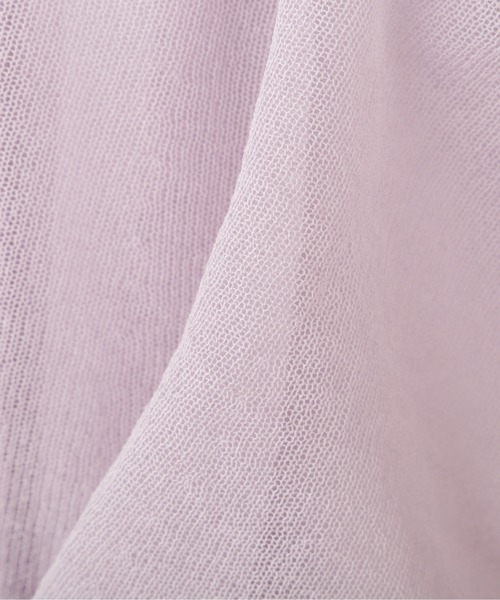 PROPORTION BODY DRESSING（プロポーションボディドレッシング）の「ドロップシアースリーブニット / 1212170308（ニット/セーター・レディース・ベージュ/パープル/ホワイト系その他・FREE）」の10枚目の写真