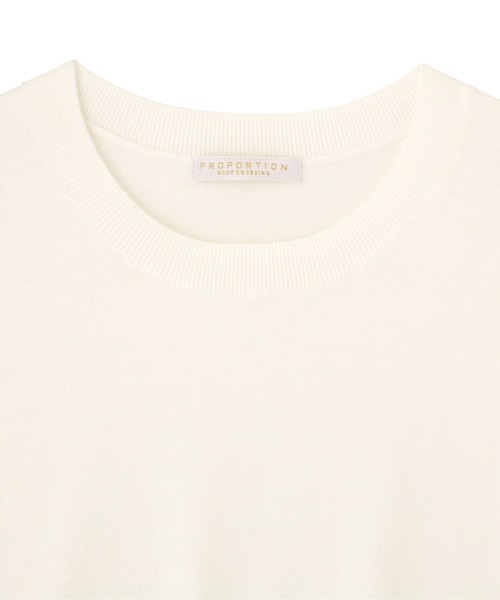 PROPORTION BODY DRESSING（プロポーションボディドレッシング）の「ドロップシアースリーブニット / 1212170308（ニット/セーター・レディース・ベージュ/パープル/ホワイト系その他・FREE）」の20枚目の写真