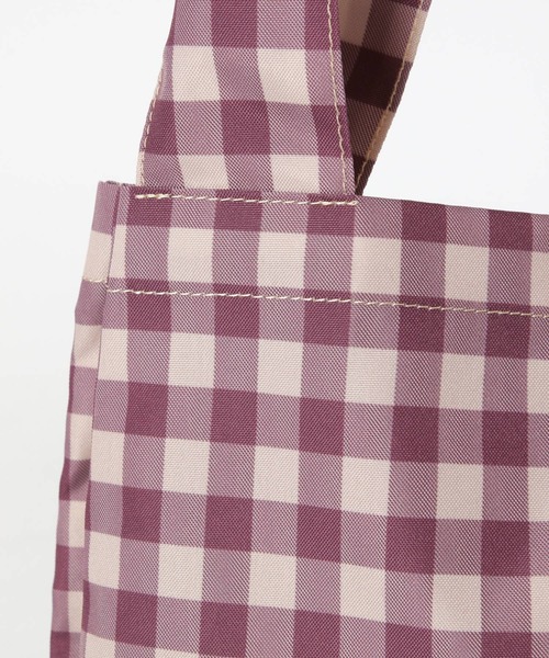 WOVEN 黒白チェック トートバッグ 1E0218-p03-p131-H-Bag-